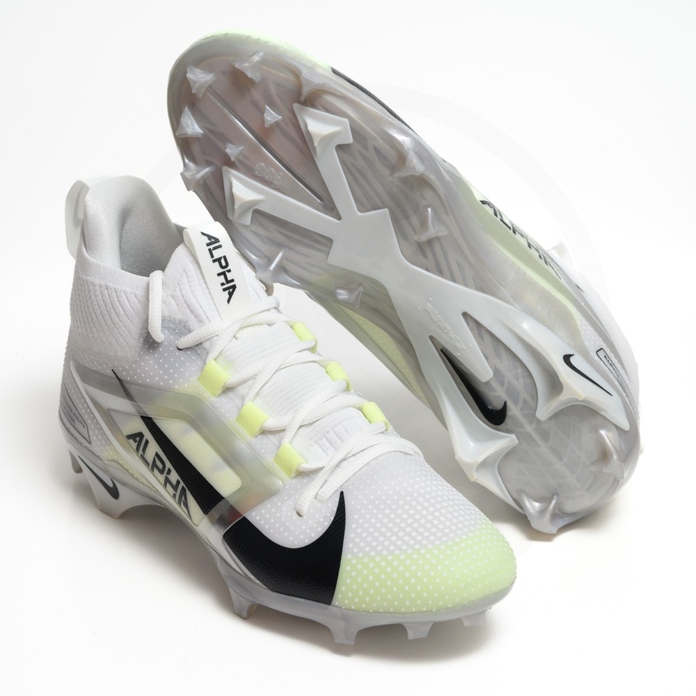 Nike Alpha Menace 4 Elite Football Cleats - Men's Sz 11 - White FD7036-100